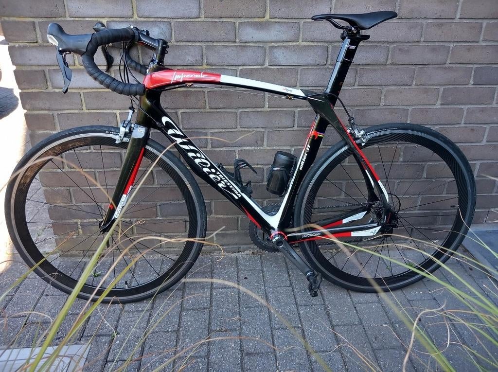 Koersfiets, racefiets, wilier imperiale ,carbon , maat 55, Carbon, Heren, Meer dan 20 versnellingen, 53 tot 57 cm