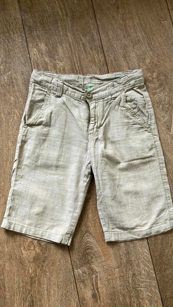 Linnen korte broek 116, Kinderen en Baby's, Kinderkleding | Maat 116, Ophalen of Verzenden, Zo goed als nieuw, Jongen, Broek