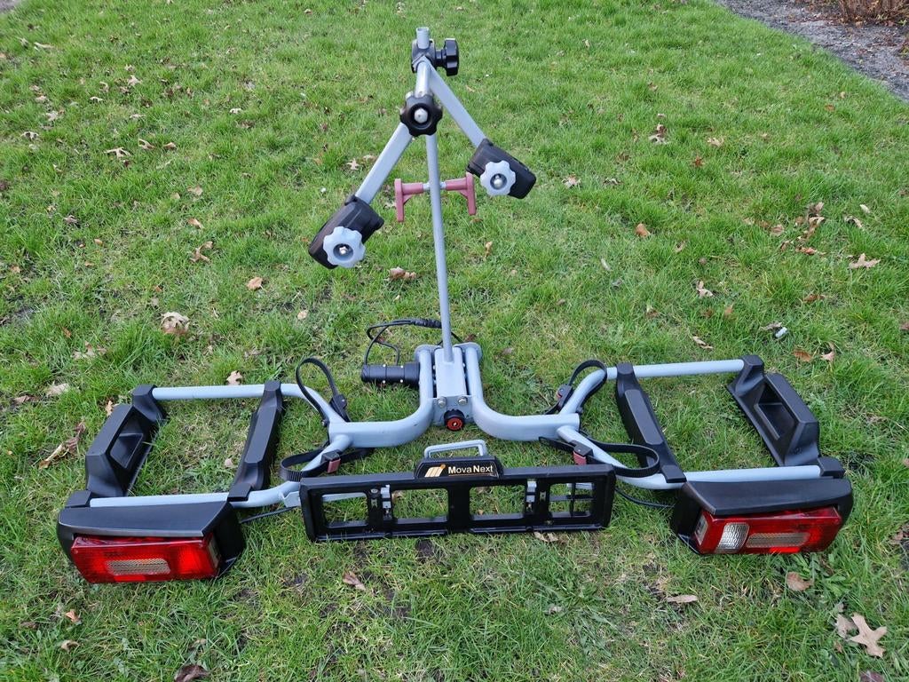 MovaNext fietsendrager elektrische fietsen, Auto diversen, Gebruikt, Elektrische fiets, Ophalen of Verzenden, 2 fietsen