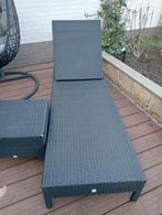 Ligbed met tafeltje, Ophalen, Zo goed als nieuw, Aluminium