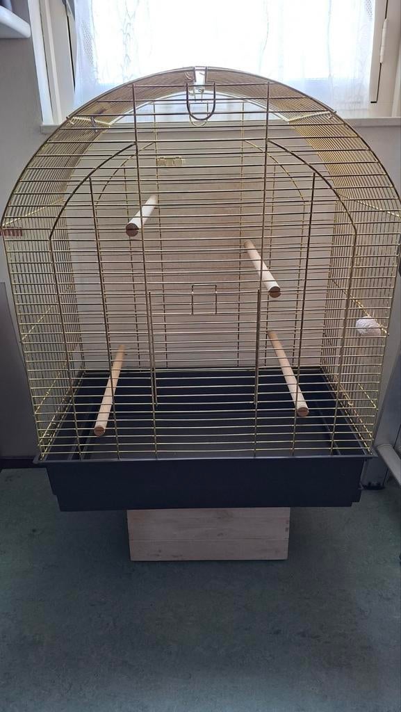 Grote parkietenkooi, Dieren en Toebehoren, Ophalen, Metaal, Vogelkooi
