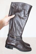 Schitterende Bruin Leren Lamica Laarzen s2 (Maat 38) € 50,-, Hoge laarzen, Bruin, Lamica, Ophalen of Verzenden