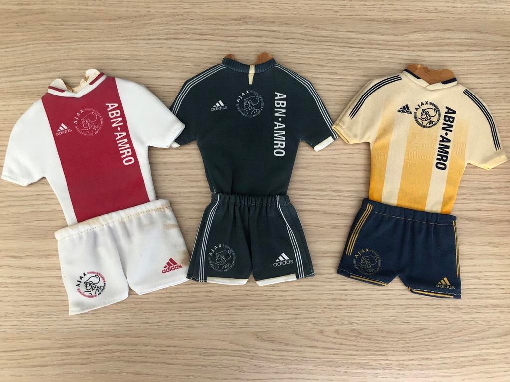 Complete set Ajax minitenues 2004-2005, Ophalen of Verzenden, Gebruikt, Ajax, Shirt