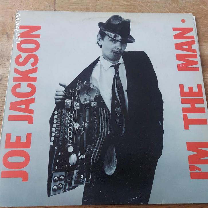 LP Joe Jackson - I'M The Man (1979), Cd's en Dvd's, Vinyl | Pop, Gebruikt, Beschermende buitenhoes, Fotohoes, Originele persing