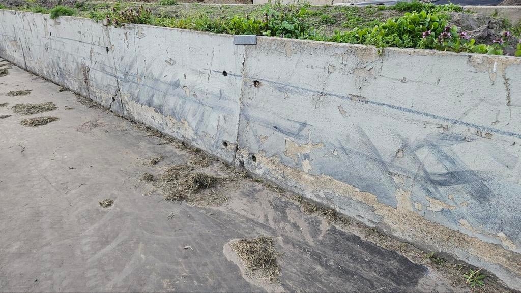 Wanden kuilplaat sleufsilo, Doe-het-zelf en Verbouw, Ophalen, Gebruikt