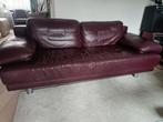 Rolf Benz 355 leren bank bordeaux rood, Ophalen