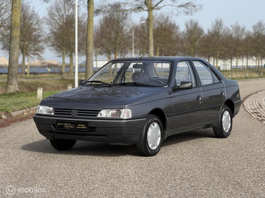Peugeot 405 1.6 GL 1990 88.000 KM!, Auto's, Peugeot, 1037 kg, Gebruikt, Sedan, Zilver of Grijs