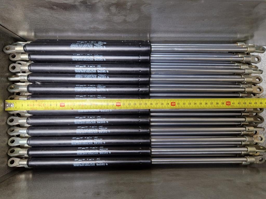 Gasveren lengte 430 / 455 en 510mm Suspa en Stabilus, Ophalen, Gebruikt, Universele onderdelen