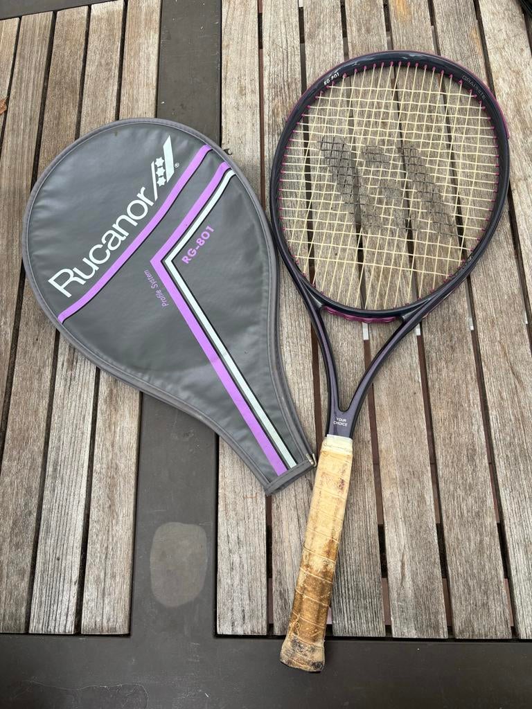 Rucanor RG-801 Tennisracket met hoes, Ophalen, Gebruikt, Racket, Overige merken
