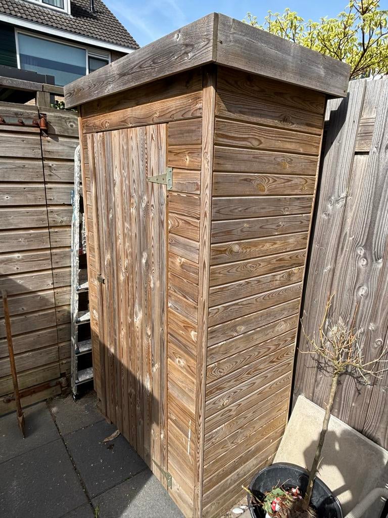 Houten tuinkast/gereedschapkast, Tuin en Terras, Ophalen, Gebruikt, Hout, Overige typen