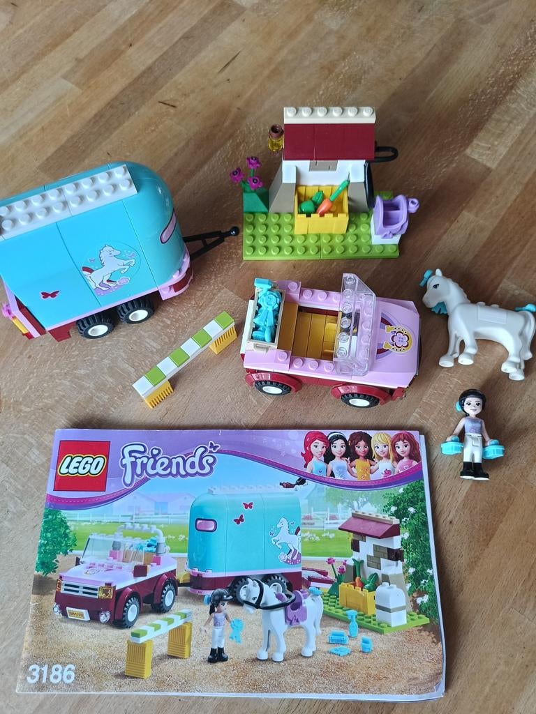 Lego Friends 3186 Paardenwagen, Ophalen of Verzenden