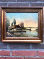 Prachtige oude schilderij olie verf, Ophalen of Verzenden