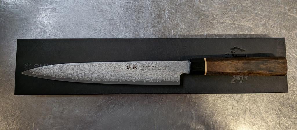 Suncraft Senzo Black sashimi mes, Ophalen of Verzenden, Nieuw