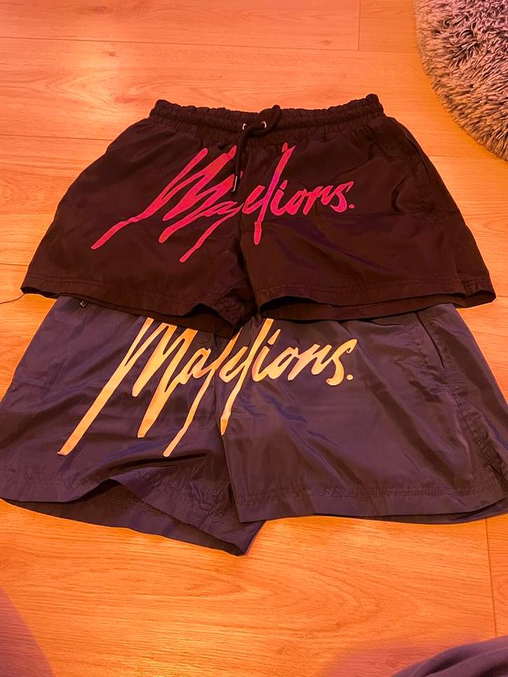 Malelions Zwemshorts, Kleding | Heren, Badmode en Zwemkleding, Zwemshort, Maat 46 (S) of kleiner, Blauw, Ophalen of Verzenden