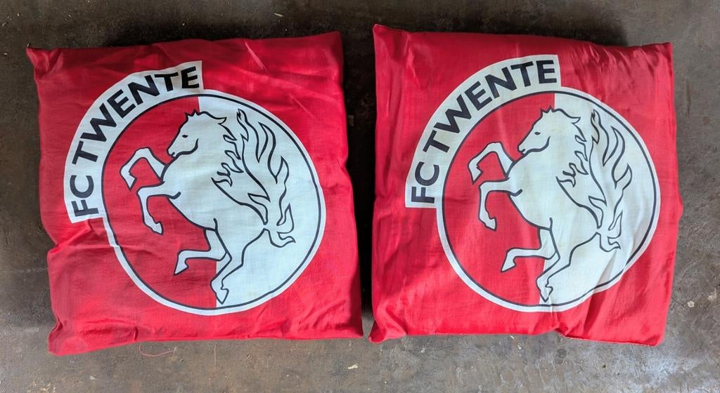 FC Twente kussentjes set, Ophalen of Verzenden, Vierkant