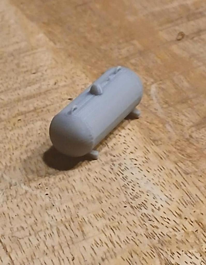 Gastanks grijs en wit h0, Computers en Software, Verzenden