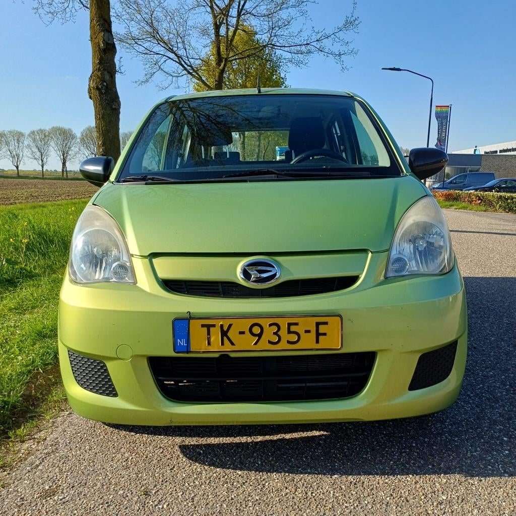 Daihatsu Cuore 1.0 5D 2008 Groen, Auto's, Daihatsu, Voorwielaandrijving, Stof, 600 kg, Zwart