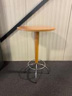 Statafel 70cm rond, beuken / chroom, Niet ingevuld, Gebruikt, 50 tot 100 cm, 50 tot 100 cm