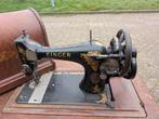 Antieke Singer Naaimachine met Onderstel en Houten Kap, Antiek en Kunst, Antiek | Naaimachines, Ophalen
