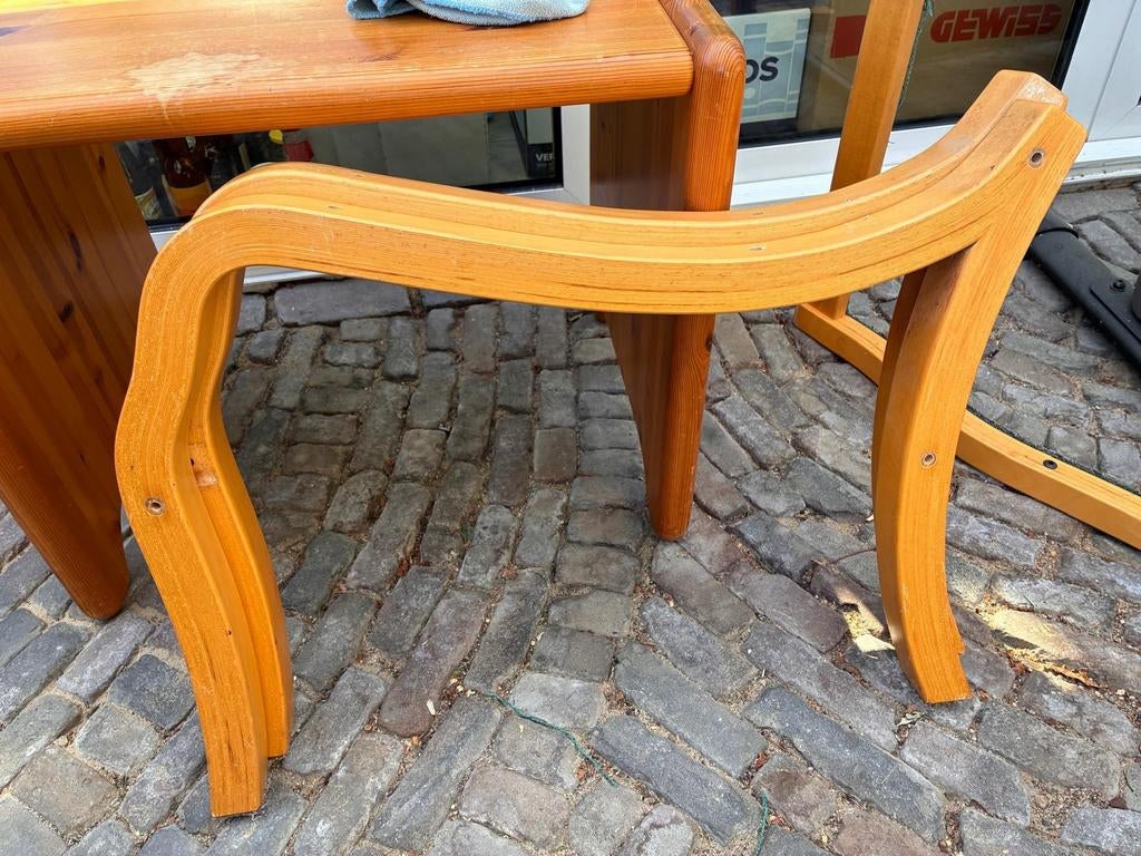 Houten frame van fauteuil Valhal, Huis en Inrichting, Ophalen, Gebruikt, Bruin, Eén