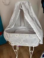 Vintage wiegje met konijntjesprint, Kinderen en Baby's, Babywiegjes en Ledikanten, Ophalen, Gebruikt, Wieg