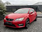 SEAT Leon 1.4 TSI FR Navi|Cruis|H-Leer 140PK Rood!, Auto's, Voorwielaandrijving, Gebruikt, Zwart, 4 cilinders
