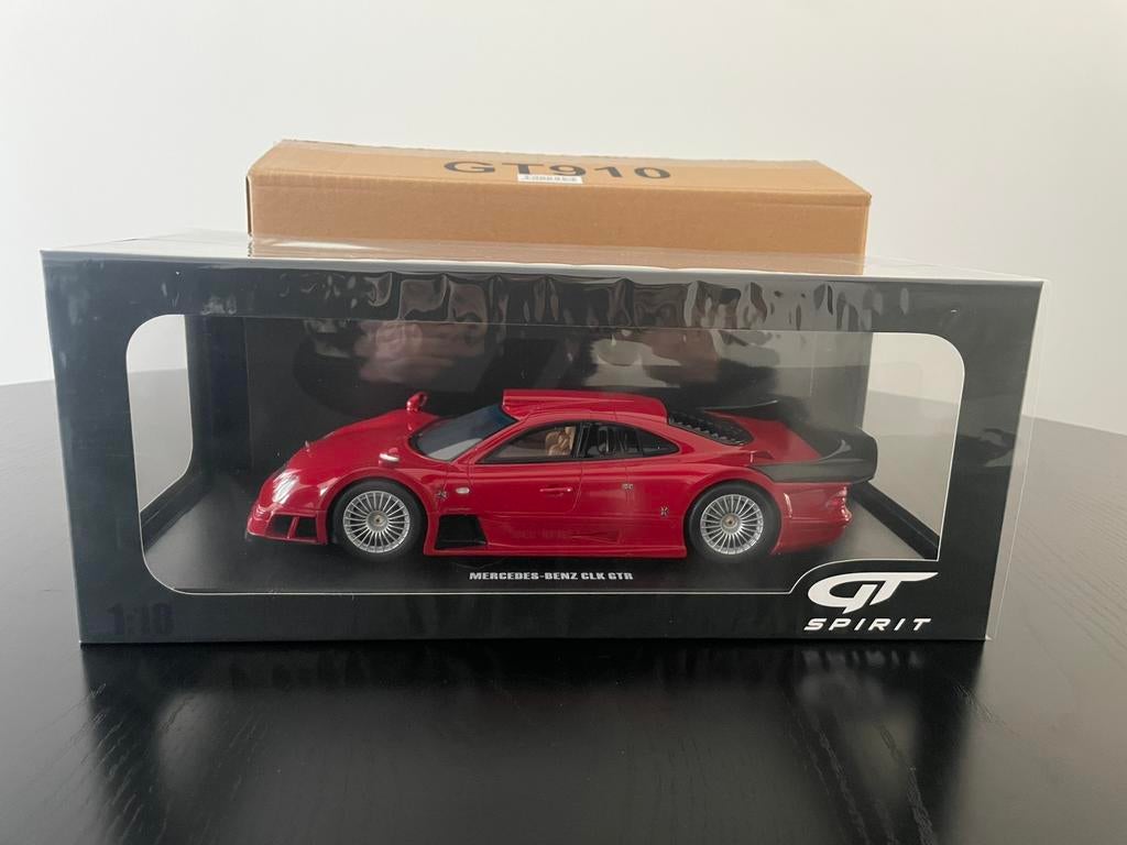 GT Spirit Mercedes-Benz CLK GTR Super Sport 1997 Red GT910, Hobby en Vrije tijd, Modelauto's | 1:18, Ophalen of Verzenden, Nieuw