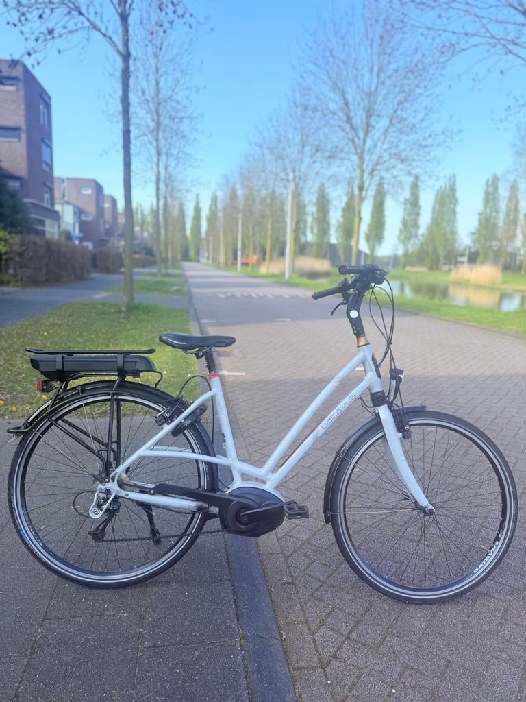 Batavus Milano E-Go elektrische fiets Bosch motor 2 accu’s!, Ophalen, Zo goed als nieuw, 50 km per accu of meer, Batavus