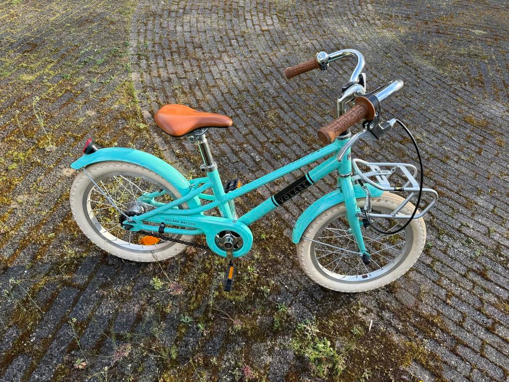 Volare Melody 16 inch kinderfiets blauw, Ophalen, Gebruikt, 16 tot 20 inch