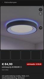 NIEUW IN DOOS Lindby LED plafondlamp, RGB, CCT, dimbaar, Ophalen, Nieuw