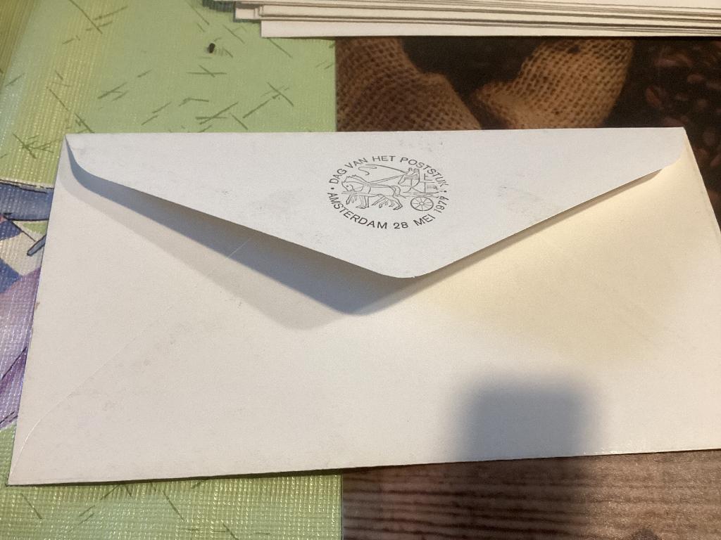 No1269 Afwijkend E159a Sterrit Enschede 28 mei 1977 ballon, Postzegels en Munten, Postzegels | Eerstedagenveloppen, Ophalen, Onbeschreven