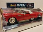 Ford Thunderbird hard top rood 1955 Revell metal 1:18 KRD, Hobby en Vrije tijd, Modelauto's | 1:18, Ophalen of Verzenden, Zo goed als nieuw