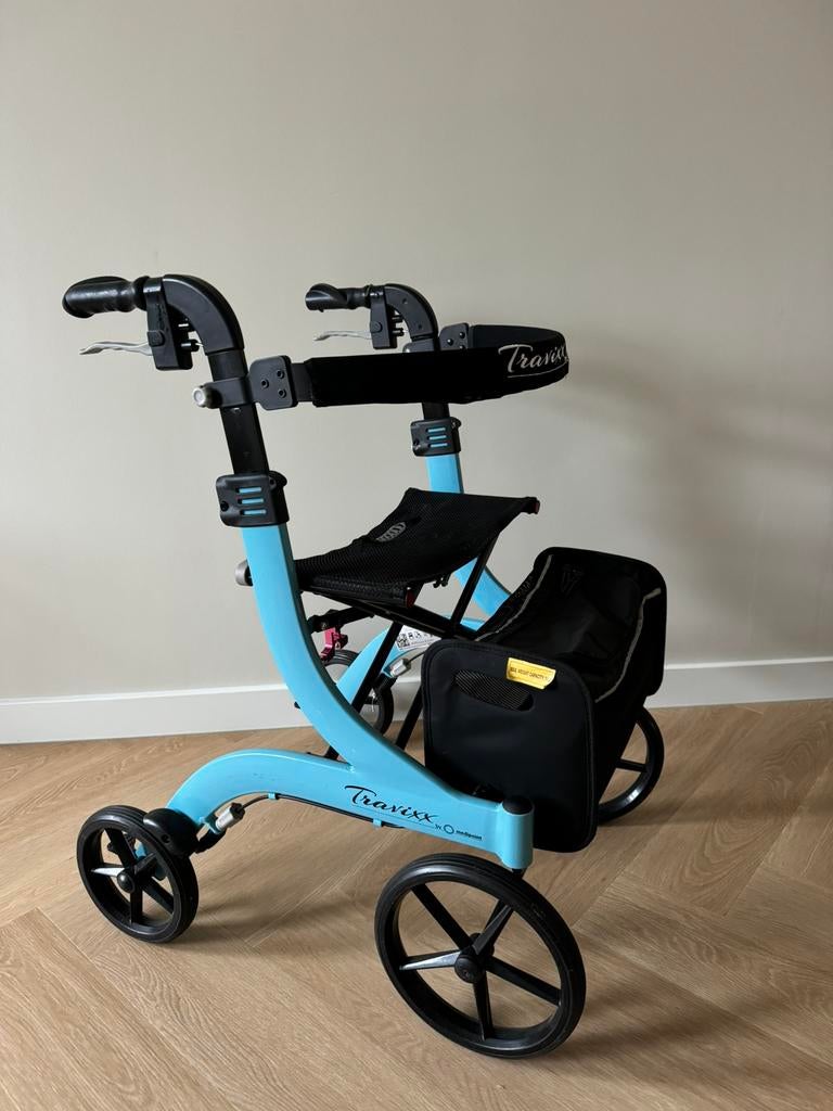 Rollator Travixx Classic S blauw 2023, Ophalen, Lichtgewicht, Zo goed als nieuw