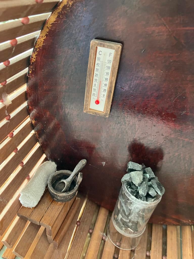 Barrel Sauna Miniatuur - Sinterklaas Surprise, Ophalen of Verzenden, Gebruikt