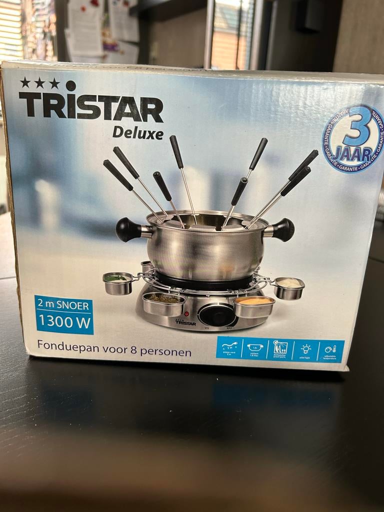 Nieuwe Tristar Fonduepan voor 8 personen - Ongebruikt, Ophalen of Verzenden, Nieuw, Elektrisch, Fonduepan
