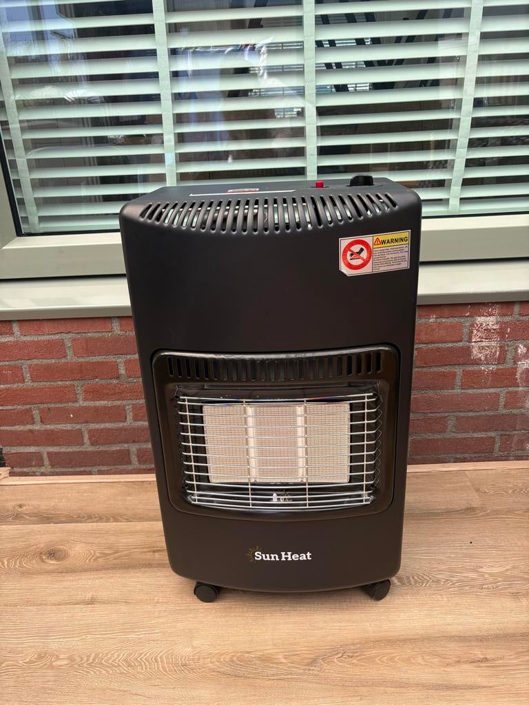 Sun Heat Gaskachel - Draagbare Terrasverwarmer, Huis en Inrichting, Kachels, Gebruikt, Gas, Ophalen of Verzenden, Vrijstaand