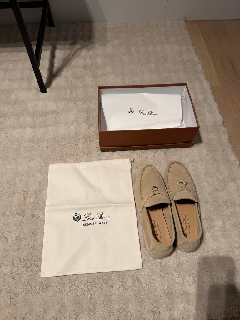 Loro Piana Summer Walk Loafers - Maat 43, Ophalen of Verzenden, Zo goed als nieuw, Overige kleuren, Loafers