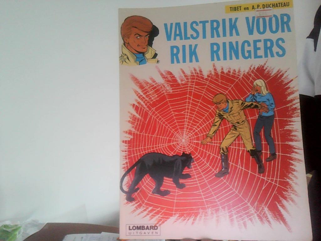 rik ringers nr 5 valstrik voor rik ringers lombard uit 1978, Eén stripboek, Ophalen of Verzenden, Zo goed als nieuw