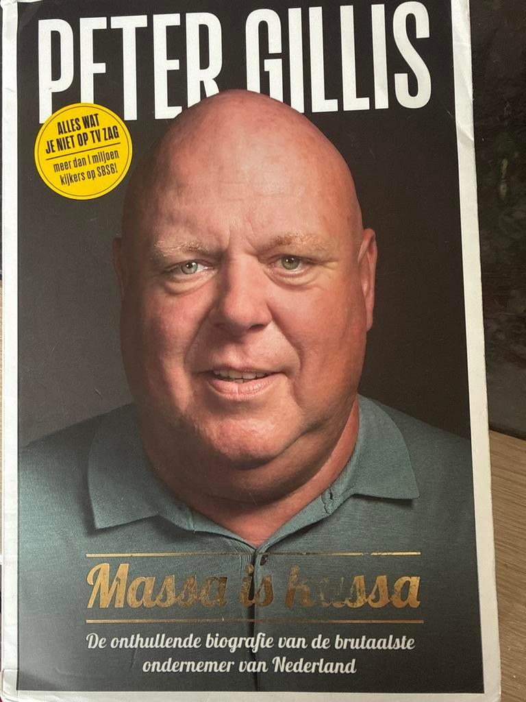 Peter Gillis: Massa is Kassa - De onthullende biografie, Boeken, Ophalen of Verzenden, Gelezen, Overige