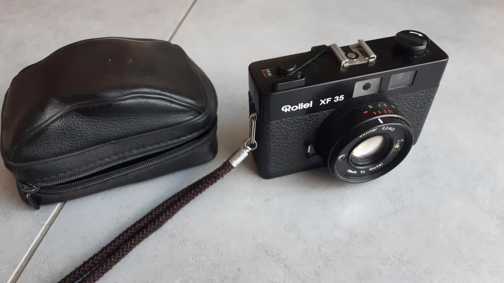 Rollei XF 35 Compact Camera - Vintage Analoge Fotocamera, Ophalen of Verzenden, Zo goed als nieuw, Compact, Overige Merken