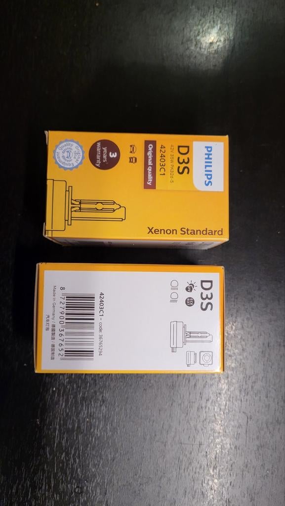 Orginele Philips Xenon D3S lampen, Auto-onderdelen, Verlichting, Ophalen of Verzenden, Nieuw