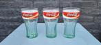 Vintage Coca-Cola glazen set, Ophalen of Verzenden, Zo goed als nieuw, Frisdrankglas