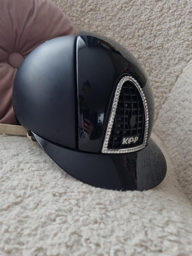 Kep italia donkerblauw schaal M, Dieren en Toebehoren, Paardrijkleding, Ophalen of Verzenden, Dressuur, Cap