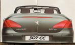 PEUGEOT 307 CC - 2003 Glossy Autofolder, Verzenden, Zo goed als nieuw, Peugeot