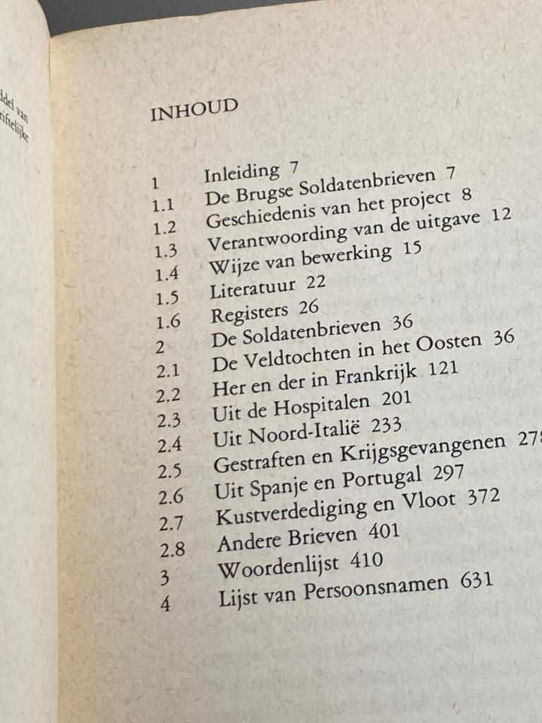 Vlaamse soldatenbrieven uit de Napoliontische tijd, Ophalen of Verzenden, Landmacht, Overige gebieden, Boek of Tijdschrift