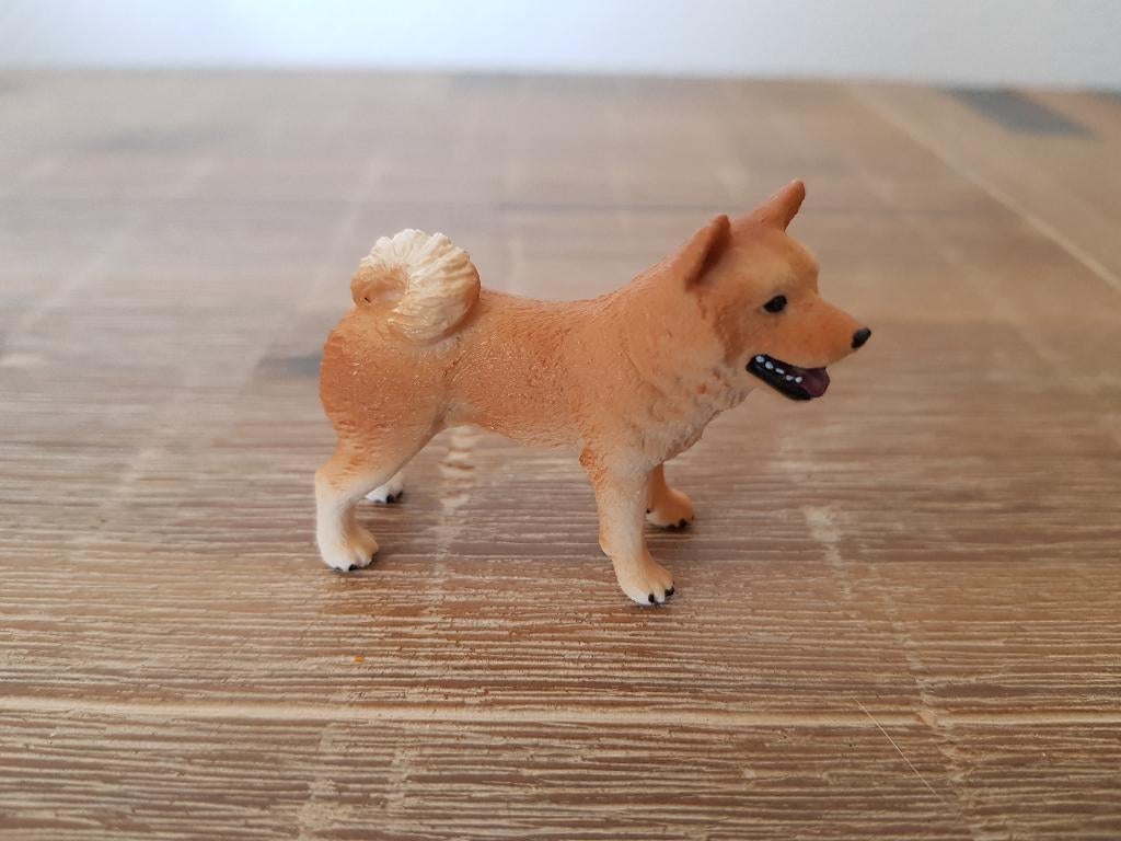 Schleich 42479 moeder hond uit set Shiba Inu met pup, Ophalen of Verzenden, Zo goed als nieuw