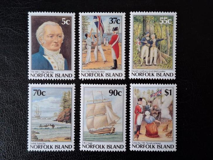 Norfolk Eiland 1988 Colonization Norfolk Island, Postzegels en Munten, Postzegels | Oceanië, Postfris, Ophalen of Verzenden