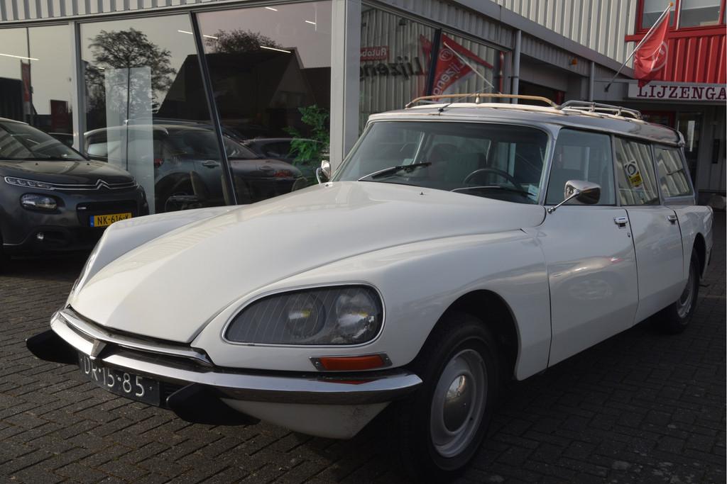 Citroën DS DS 23 Break (bj 1972), Auto's, Voorwielaandrijving, Stof, Citroën, Wit