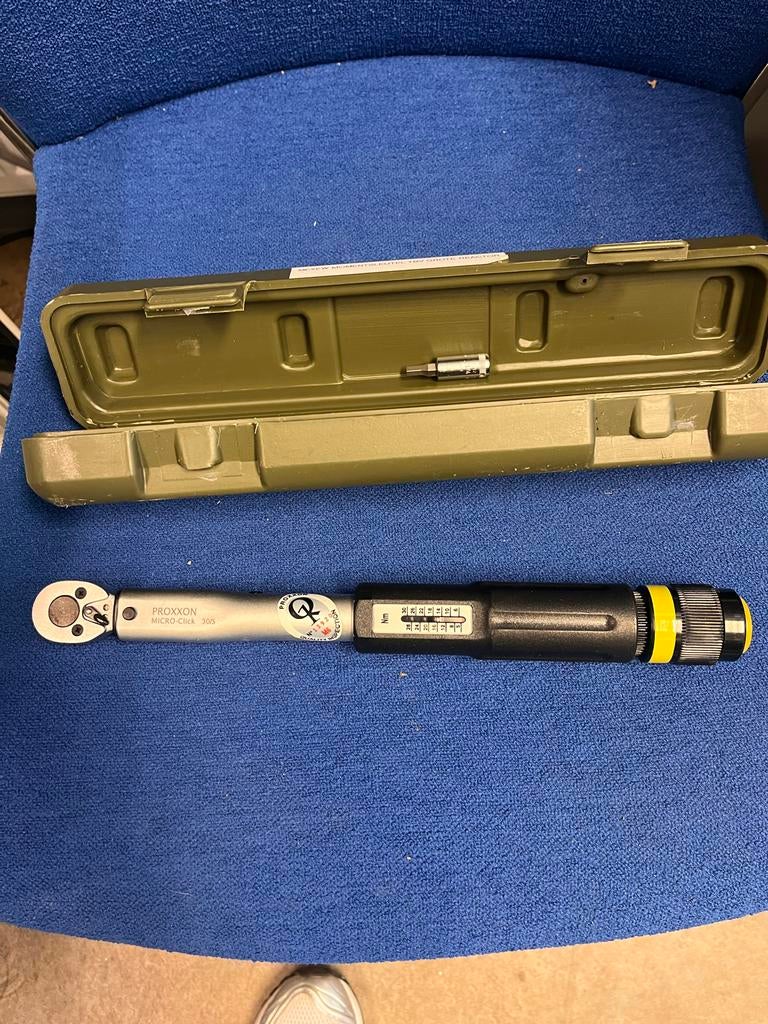 Proxxon Micro-Click momentsleutel 3/8" met koffer, Ophalen of Verzenden, Gebruikt