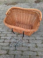 Rieten fietsmand met beugel Z.G.A.N., Ophalen, Zo goed als nieuw